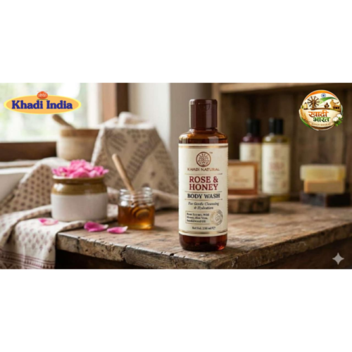 ROSE & HONEY BODY WASH