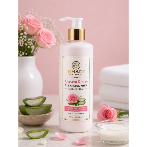 ROSE & ALOE VERA CLEANSING MILK